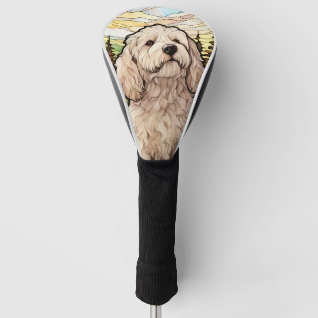 Funda Para Palo De Golf Perro de Labradoodle (Anverso)