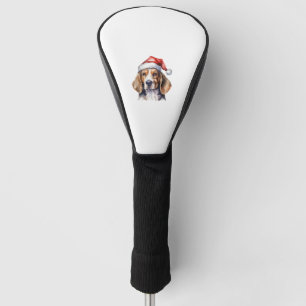 Funda Para Palo De Golf Perro de los Navidades Beagle