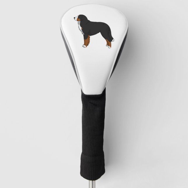 Funda Para Palo De Golf Perro de montaña de Bernese (Anverso)