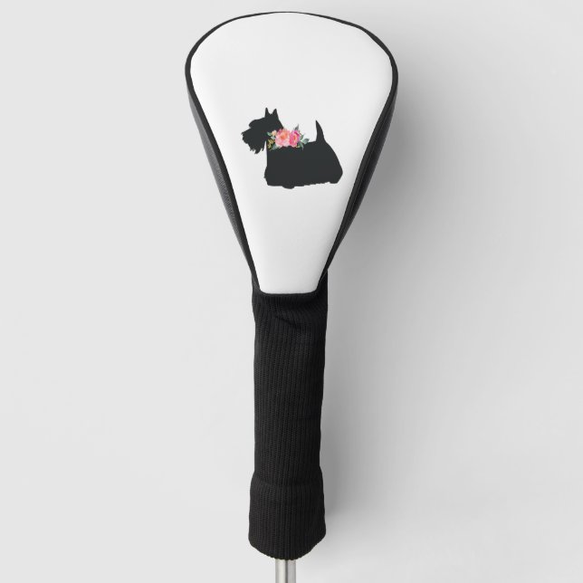 Funda Para Palo De Golf Perro escocés de Terrier (Anverso)