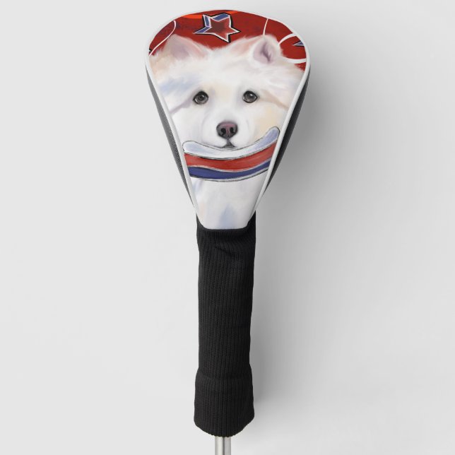 Funda Para Palo De Golf Perro esquimal americano (Anverso)