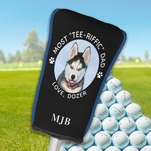 Funda Para Palo De Golf Perro La Mayoría De Tee-Riffic Dad Personalizado P
