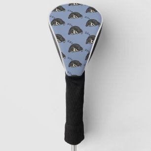 Funda Para Palo De Golf Perro Miniatura Schnauzer Animal Dormido Amante ZZ