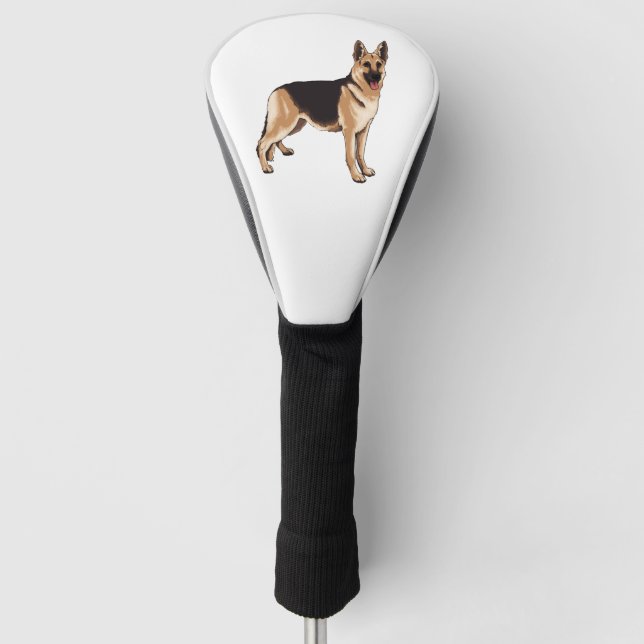 Funda Para Palo De Golf Perro pastor alemán (Anverso)