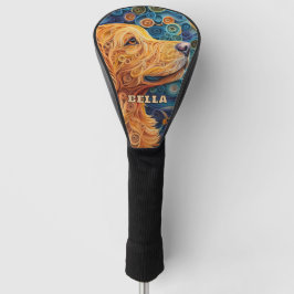 Funda Para Palo De Golf Perro recuperador de labrador negro