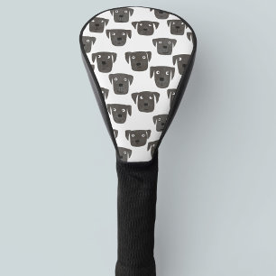 Funda Para Palo De Golf Perro recuperador de labrador negro lindo
