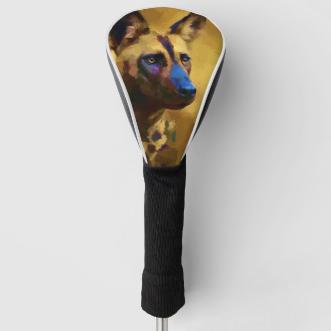 Funda Para Palo De Golf Perro salvaje africano (Anverso)