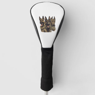 Funda Para Palo De Golf Perros patrulleros de Malinois K-9