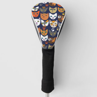 Funda Para Palo De Golf Persona de gato en todas partes