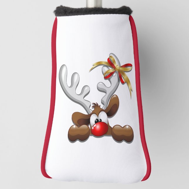 Funda Para Palo De Golf Personaje de Navidades divertidos y desconcertados (Girar 90)