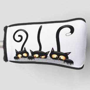 Funda Para Palo De Golf Personajes traviesos, lúgubres y divertidos