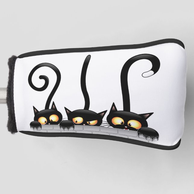 Funda Para Palo De Golf Personajes traviesos, lúgubres y divertidos (Anverso)