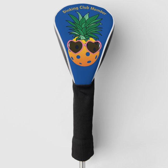 Funda Para Palo De Golf Personalizable Club de empobrecimiento, piña de bo (Anverso)