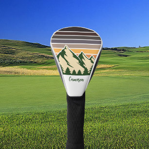 Funda Para Palo De Golf Personalizable Guay Green Forest Sunset