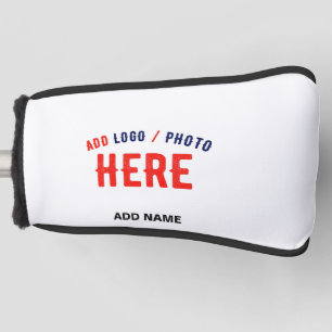 FUNDA PARA PALO DE GOLF PERSONALIZABLE MODERNO ESTILO BLANCO VERIFICADO MA