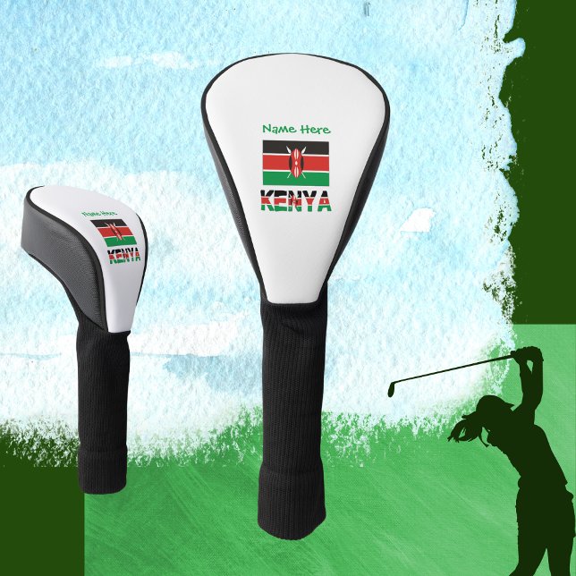 Funda Para Palo De Golf Personalización de la bandera keniana verde (Subido por el creador)