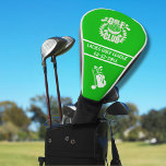 Funda Para Palo De Golf Personalización del logotipo de la Liga de Damas d<br><div class="desc">Club de Golf Personalizado o Liga de Damas — Verde (fácil de cambiar de color) con letras blancas y un cochecito de golf simbólico más espacio para una cita. Perfecto para regalos / premios / torneos / tienda de regalos. si necesitas ayuda de diseño o una solicitud especial, simplemente envíanos...</div>