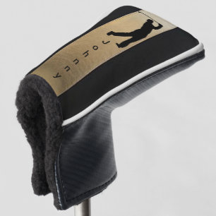 Funda Para Palo De Golf Personalización Hombres Silhouette Putter Golf Hea