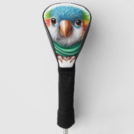 Funda Para Palo De Golf Personalizado Adorable Fluffy Happy Baby Parrot