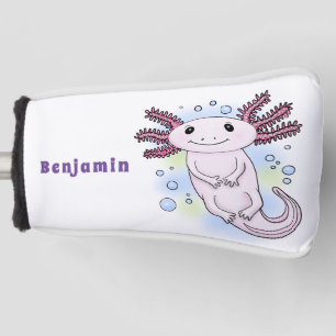 Funda Para Palo De Golf Personalizado axolotópico rosa adorable