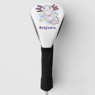 Funda Para Palo De Golf Personalizado axolotópico rosa adorable