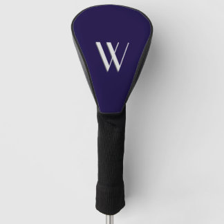 Funda Para Palo De Golf Personalizado azul de la marina sólida