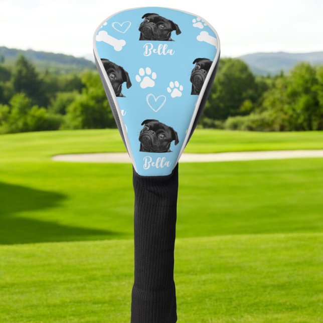 Funda Para Palo De Golf Personalizado azul Mascota foto de perro personali (Subido por el creador)