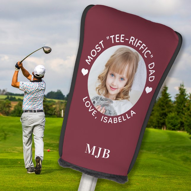 Funda Para Palo De Golf Personalizado DAD Foto personalizada Monograma Put (Subido por el creador)