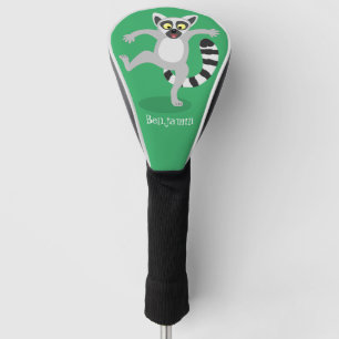 Funda Para Palo De Golf Personalizado de baile de lémur de cola de anillo