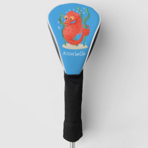 Funda Para Palo De Golf Personalizado de caballitos de mar de pepino