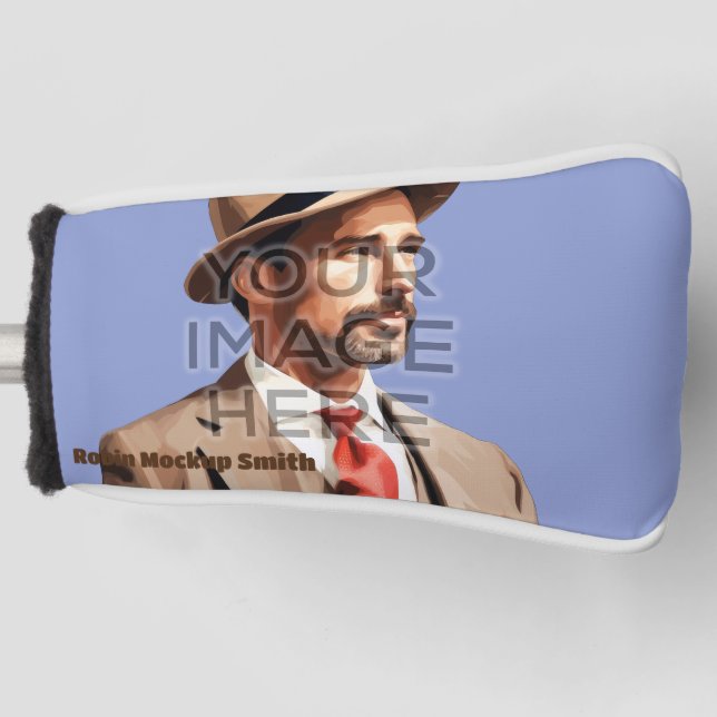 Funda Para Palo De Golf Personalizado de Cultura Pop Foto Cubierta del put (Anverso)