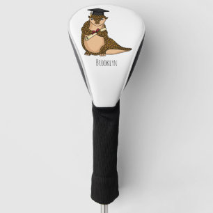 Funda Para Palo De Golf Personalizado de graduación de pangolin lindo