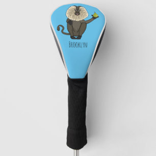 Funda Para Palo De Golf Personalizado de mono de burro con cola de león di