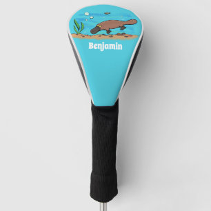 Funda Para Palo De Golf personalizado de natación platypus cutáneo