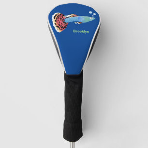 Funda Para Palo De Golf Personalizado de peces tropicales adormilados
