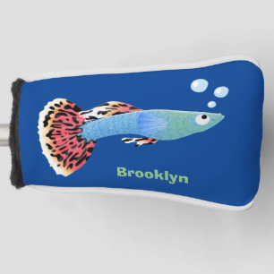 Funda Para Palo De Golf Personalizado de peces tropicales adormilados