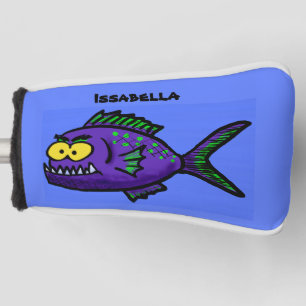 Funda Para Palo De Golf Personalizado de pescado piraña