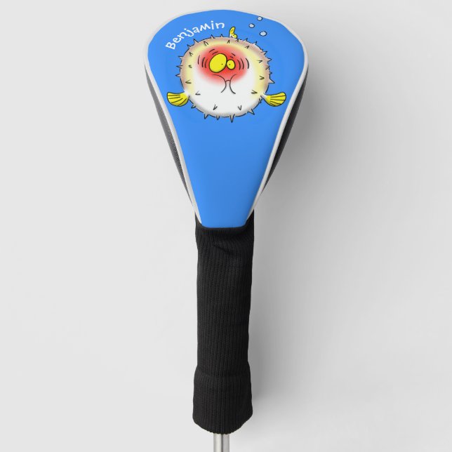 Funda Para Palo De Golf Personalizado de pescado porcupy de marisco de pur (Anverso)