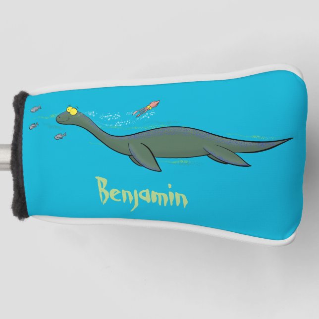 Funda Para Palo De Golf Personalizado de plesiosaurios monstruo del mar (Anverso)