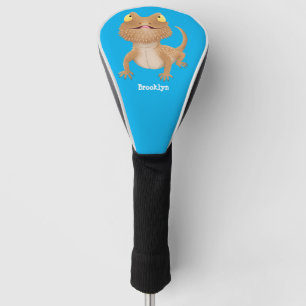 Funda Para Palo De Golf Personalizado del lagarto de dragón barbudo