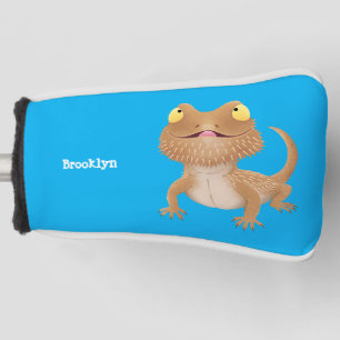Funda Para Palo De Golf Personalizado del lagarto de dragón barbudo