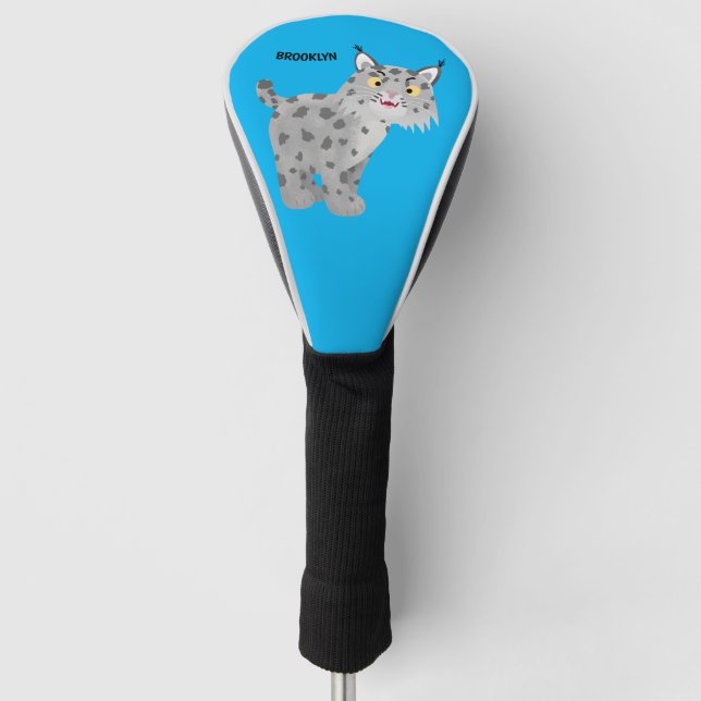 Funda Para Palo De Golf Personalizado del lince del bobcat medio (Anverso)