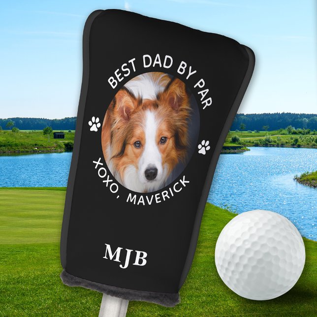 Funda Para Palo De Golf Personalizado Dog Dad Foto personalizada Monograma (Subido por el creador)