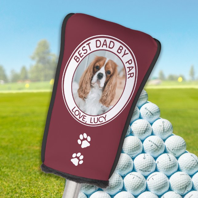 Funda Para Palo De Golf Personalizado Dog Mejor Papá Nunca Blanco Rojo Fot (Subido por el creador)