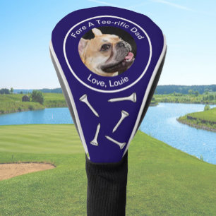 Funda Para Palo De Golf Personalizado foto de perro regalo de oro divertid
