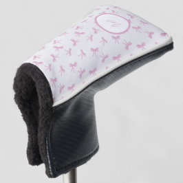 Funda Para Palo De Golf Personalizado Frilly Coquette Pink acuarela