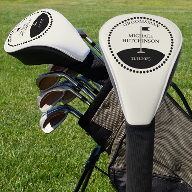 Funda Para Palo De Golf Personalizado Groomsman (Subido por el creador)