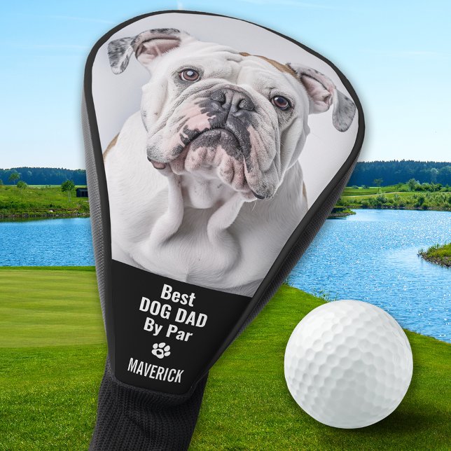 Funda Para Palo De Golf Personalizado Mascota Bulldog Foto de perro person (Subido por el creador)