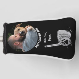 Funda Para Palo De Golf Personalizado mascota Foto Mejor Papá De Par Putte
