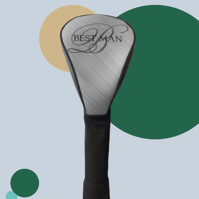 Funda Para Palo De Golf Personalizado Mejor Hombre Cepillado Plata (Subido por el creador)